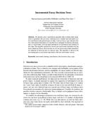 Incremental Fuzzy Decision Trees