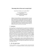 Reasoning about Actions Meets Strategic Logics