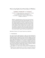 Discovering Implicational Knowledge in Wikidata