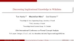 Slides: Discovering Implicational Knowledge in Wikidata