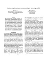 Implementing Default and Autoepistemic Logics via the Logic of GK