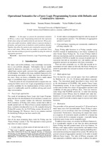 Operational Semantics for a Fuzzy Logic Programming System with Defaults and Constructive Answers