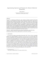 Approximating Operators and Semantics for Abstract Dialectical Frameworks