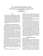How to Plan When Being Deliberately Misled
