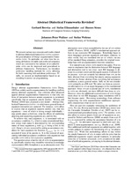 Abstract Dialectical Frameworks Revisited