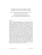 On rejected arguments and implicit conflicts: The hidden power of argumentation semantics