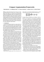 Compact Argumentation Frameworks