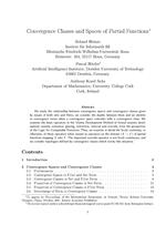 Convergence Classes and Spaces of Partial Functions
