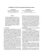 Decidability of SHIQ with Complex Role Inclusion Axioms
