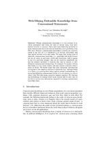 Web-Mining Defeasible Knowledge from Concessional Statements
