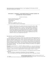 Towards a General Argumentation System based on Answer-Set Programming