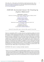 IASCAR: Incremental Answer Set Counting by Anytime Refinement