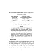 Walking the Complexity Lines for Generalized Guarded Existential Rules