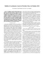 Multilevel Coordination Control of Partially Observed Modular DES