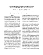 Connecting Proof Theory and Knowledge Representation: Sequent Calculi and the Chase with Existential Rules