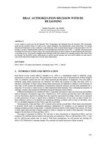 RBAC Authorization Decision with DL Reasoning