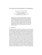 Correcting Access Restrictions to a Consequence
