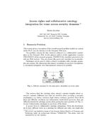 Access rights and collaborative ontology integration for reuse across security domains