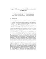 Logical Difference and Module Extraction with CEX and MEX