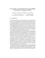 CEX and MEX: Logical Diff and Semantic Module Extraction in a Fragment of OWL