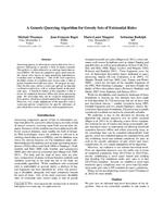 A Generic Querying Algorithm for Greedy Sets of Existential Rules