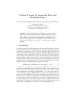 Nominal Schemas for Integrating Rules and Description Logics