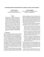 Extending Decidable Existential Rules by Joining Acyclicity and Guardedness