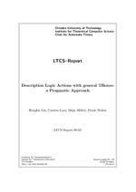 Description Logic Actions with general TBoxes: a Pragmatic Approach
