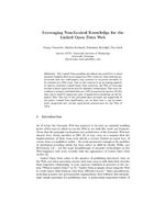 Leveraging Non-Lexical Knowledge for the Linked Open Data Web