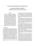 Conservative Extensions in Expressive Description Logics