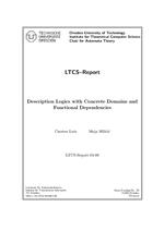 Description Logics with Concrete Domains and Functional Dependencies