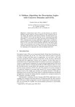 A Tableau Algorithm for Description Logics with Concrete Domains and GCIs