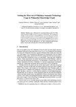 Getting the Most out of Wikidata: Semantic Technology Usage in Wikipedia’s Knowledge Graph