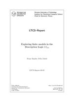Exploring finite models in the Description Logic EL_gfp