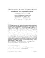 (Non-)Succinctness of uniform interpolants of general terminologies in the description logic ℰℒ