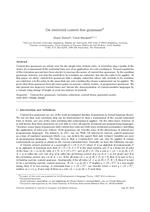 On restricted context-free grammars