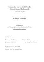 Context Orbifolds