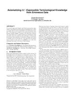 Axiomatizing EL^-Expressible Terminological Knowledge from Erroneous Data