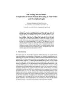 Not too Big, Not too Small ... Complexities of Fixed-Domain Reasoning in First-Order and Description Logics