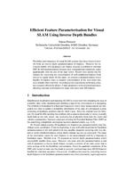 Efficient Feature Parameterisation for Visual SLAM Using Inverse Depth Bundles