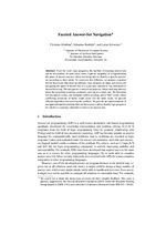 Faceted Answer-Set Navigation