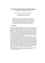 Description Logic Reasoning with Decision Diagrams: Compiling SHIQ to Disjunctive Datalog