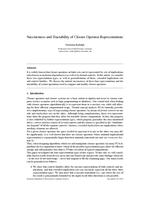 Succinctness and tractability of closure operator representations