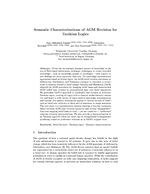 Semantic Characterizations of AGM Revision for Tarskian Logics
