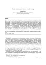 Simple restriction in context-free rewriting