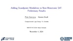 Slides: Adding Standpoint Modalities to Non-Monotonic S4F: Preliminary Results