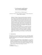 A Systematic Proof Theory for Several Modal Logics