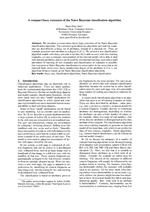 A compact fuzzy extension of the Naive Bayesian classification algorithm