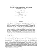 MELL in the Calculus of Structures