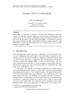System NEL is Undecidable